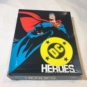 Vintage DC Comics Heroes Role Playing * Dice RPG 2nd Edition Mayfair Games RARE